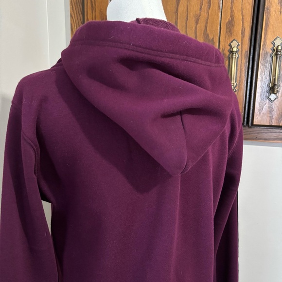 PINK Zip Up Hoodie Long Sleeve Jacket Size Medium Victoria’s Secret Logo - Picture 11 of 16